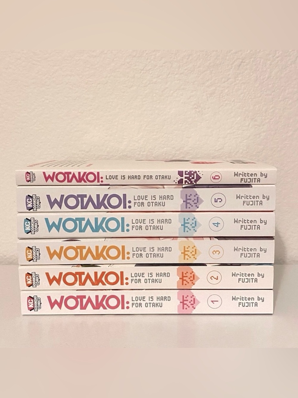Brand-New Wotakoi Love Is Hard For Otaku Complete Manga Book Series Volumes 1-6